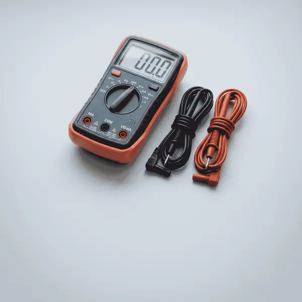 Electrician performing a home electrical safety inspection