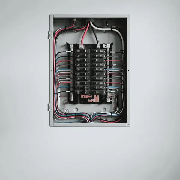 New electrical panel installed by Professional Systems electricians